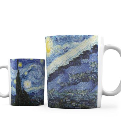ماگ مستر پیکد طرح شب پر ستاره The Starry Night کد PCD-MU1003