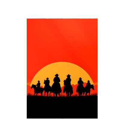 متال پوستر مستر پیکد طرح Red Dead Redemption 2 کد PCD-MB1025