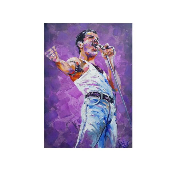 متال پوستر مستر پیکد طرح Freddie Mercury فردی مریکوری کد PCD-MB1057