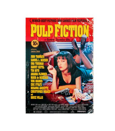 متال پوستر مستر پیکد طرح PULP FICTION پالپ فیکشن کد PCD-MB1099