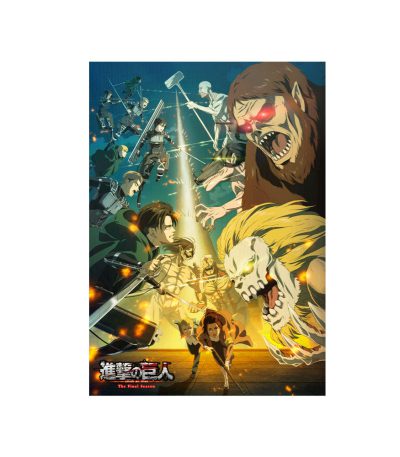 متال پوستر مستر پیکد طرح انیمه Attack on Titan کد PCD-MB1101