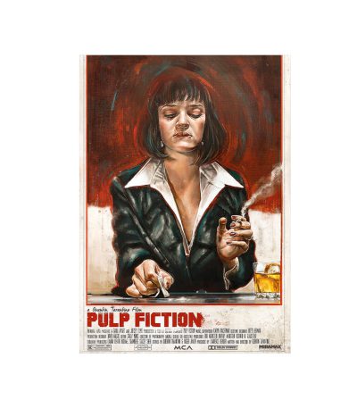 متال پوستر مستر پیکد طرح پوستر فیلم Pulp Fiction کد PCD-MB1108