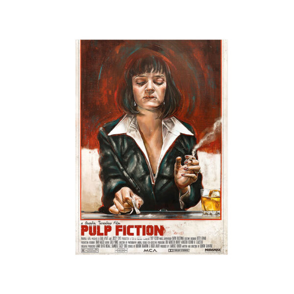 متال پوستر مستر پیکد طرح پوستر فیلم Pulp Fiction کد PCD-MB1108