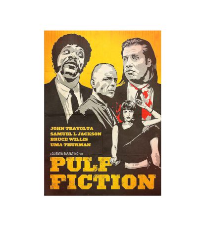 متال پوستر مستر پیکد طرح پوستر فیلم Pulp Fiction کد PCD-MB1109