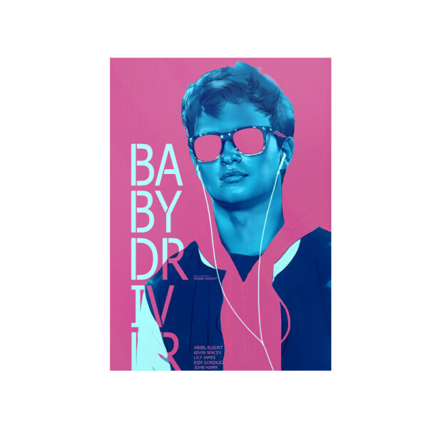 متال پوستر مستر پیکد طرح Baby Driver کد PCD-MB1111