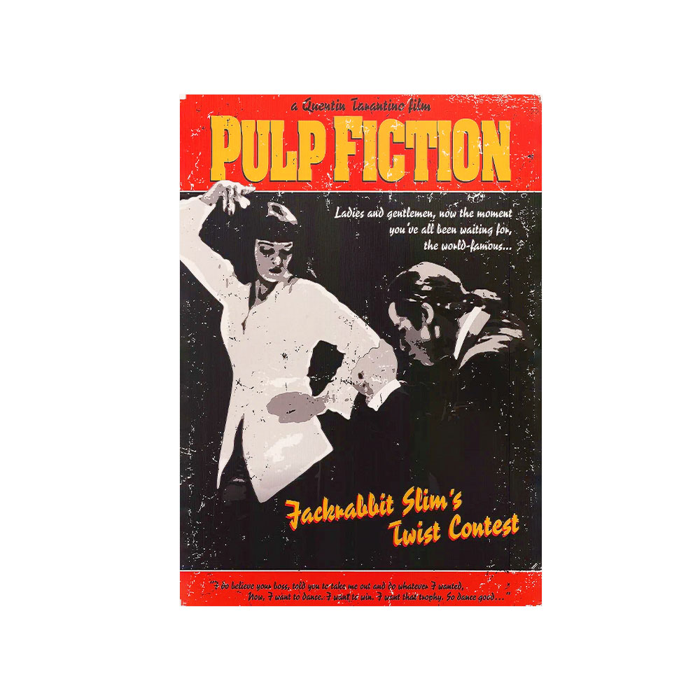 متال پوستر مستر پیکد طرح Pulp Fiction کد PCD-MB1119 متال پوستر مستر پیکد طرح Pulp Fiction کد PCD-MB1119