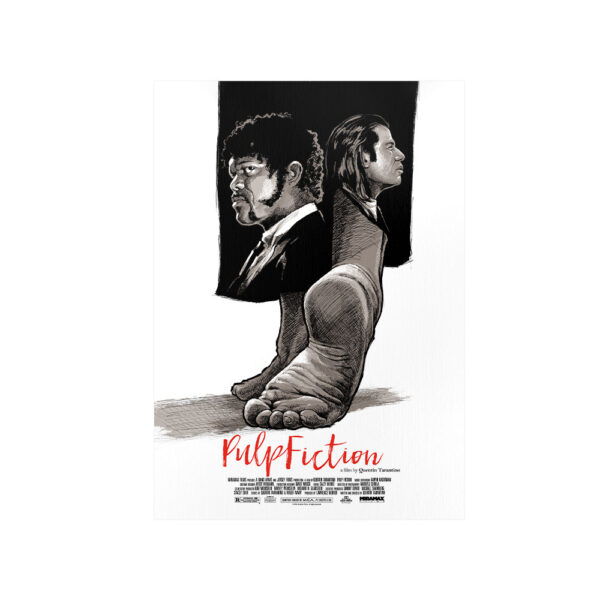 متال پوستر مستر پیکد طرح Pulp Fiction کد PCD-MB1122