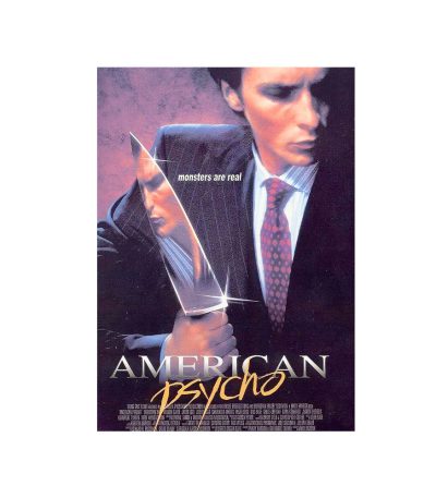 متال پوستر مستر پیکد طرح روانی آمریکایی American Psycho کد PCD-MB1126