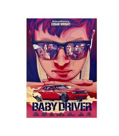 متال پوستر مستر پیکد طرح Baby Driver کد PCD-MB1132