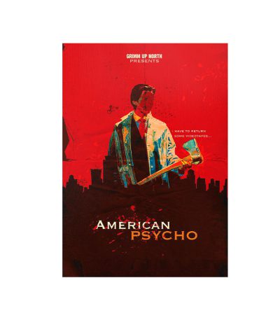متال پوستر مستر پیکد طرح روانی آمریکایی American Psycho کد PCD-MB1135