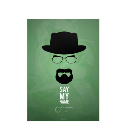 متال پوستر مستر پیکد طرح Say My Name Breaking Bad کد PCD-MB1140