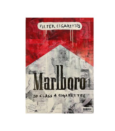 متال پوستر مستر پیکد طرح مارلبرو Marlbro کد PCD-MB1145