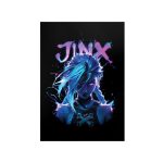 متال پوستر مستر پیکد طرح انیمیشن آرکین Arcane جینکس JINX کد PCD-MB1219