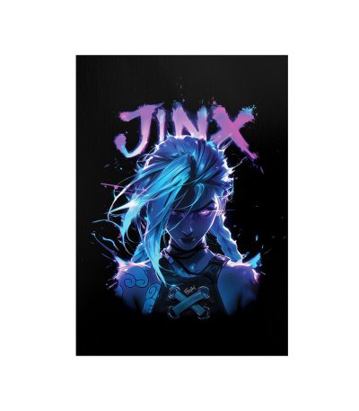 متال پوستر مستر پیکد طرح انیمیشن آرکین Arcane جینکس JINX کد PCD-MB1219
