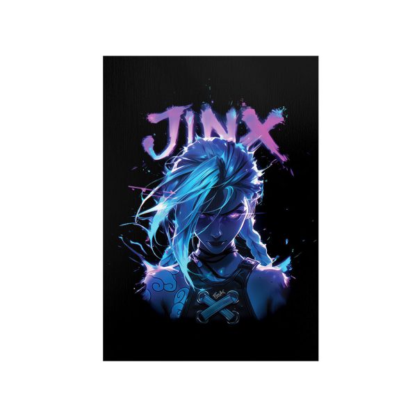 متال پوستر مستر پیکد طرح انیمیشن آرکین Arcane جینکس JINX کد PCD-MB1219
