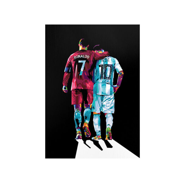 متال پوستر مستر پیکد طرح مسی و رونالدو کد PCD-MB1229