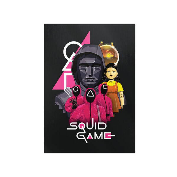 متال پوستر مستر پیکد طرح اسکوئید گیم Squid Game کد PCD-MB1231