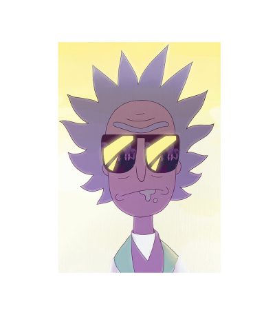 متال پوستر مستر پیکد طرح مورتی Rick and Morty کد PCD-MB1235