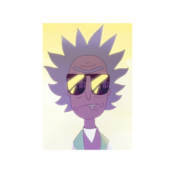 متال پوستر مستر پیکد طرح مورتی Rick and Morty کد PCD-MB1235