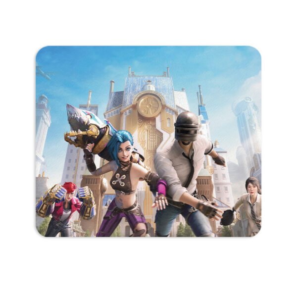 پد موس مستر پیکد طرح آرکین Arcane جینکس JINX و پابجی PUBG کد PCD-MP1239