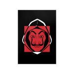 متال پوستر مستر پیکد طرح خانه کاغذی سرقت پول Money Heist کد PCD-MB1248
