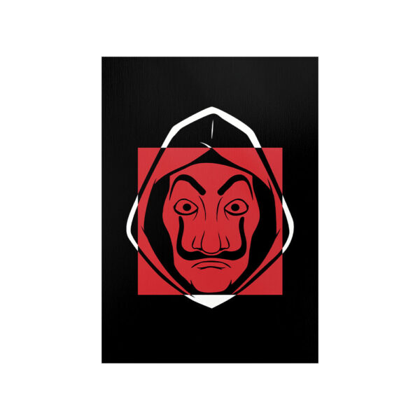 متال پوستر مستر پیکد طرح خانه کاغذی سرقت پول Money Heist کد PCD-MB1248