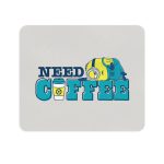 ماوس پد پیکد طرح MINION NEED COFFEE ها کد PCD-MP1606