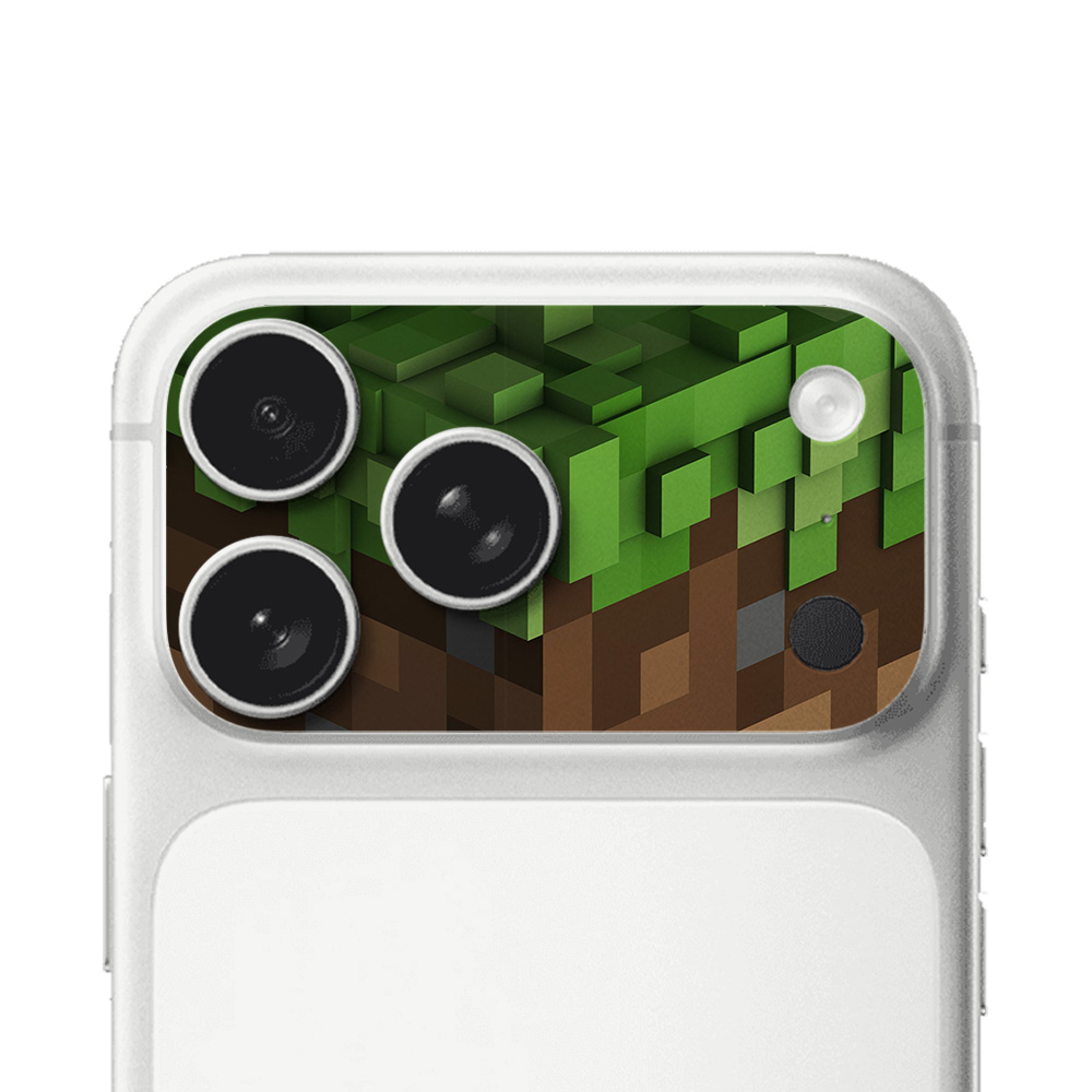 PCD-CS1029 اسکین محافظ لنز آیفون۱۷ طرح Minecraft ماینکرفت کد PCD-CS1029 - 1