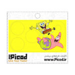 اسکین محافظ لنز آیفون۱۷ طرح پاتریک و باب اسفنجی کد PCD-CS1013 - 4