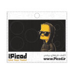 اسکین محافظ لنز آیفون۱۷ طرح Simpsons سیمپسون‌ها کد PCD-CS1028 - 4