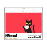 اسکین محافظ لنز آیفون۱۷ طرح گربه سیاه کد PCD-CS1032 - 4