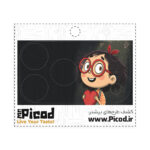 اسکین محافظ لنز آیفون۱۷ طرح دخترک کد PCD-CS1043 - 4