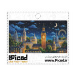 اسکین محافظ لنز آیفون۱۷ طرح برج ساعت کد PCD-CS1045 - 4