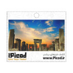 اسکین محافظ لنز آیفون۱۷ طرح تخت جمشید کد PCD-CS1048 - 4