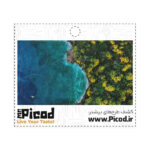 اسکین محافظ لنز آیفون۱۷ طرح جنگل و دریا کد PCD-CS1063 - 4
