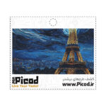 اسکین محافظ لنز آیفون۱۷ طرح برج ایفل کد PCD-CS1071 - 4