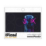 اسکین محافظ لنز آیفون۱۷ طرح جینکس آرکین Jinx Arcane کد PCD-CS1092 - 4