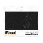 اسکین محافظ لنز آیفون۱۷ طرح مرد عنکبوتی سیاه کد PCD-CS1097 - 4