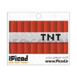 اسکین محافظ لنز آیفون۱۷ طرح ماینکرفت TNT کد PCD-CS1103 - 4
